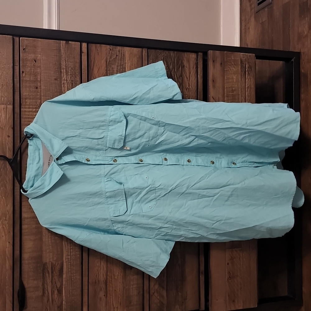 Men's G.H. Bass fishing style polo shirt.